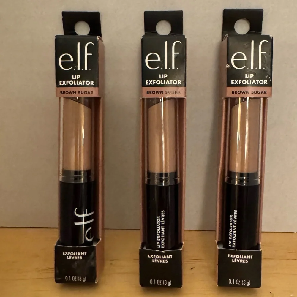 3 e.l.f. Lip Exfoliator, Brown Sugar, 0.1 oz